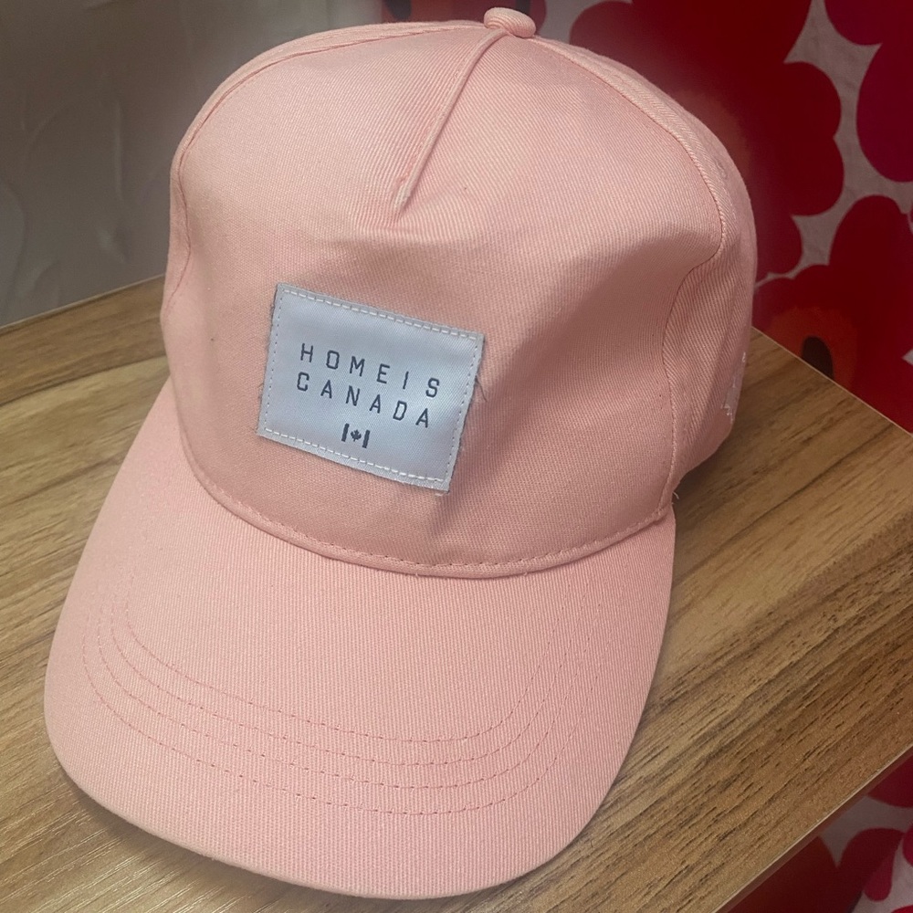 Peace Collective Home is Canada Pink Baseball Cap